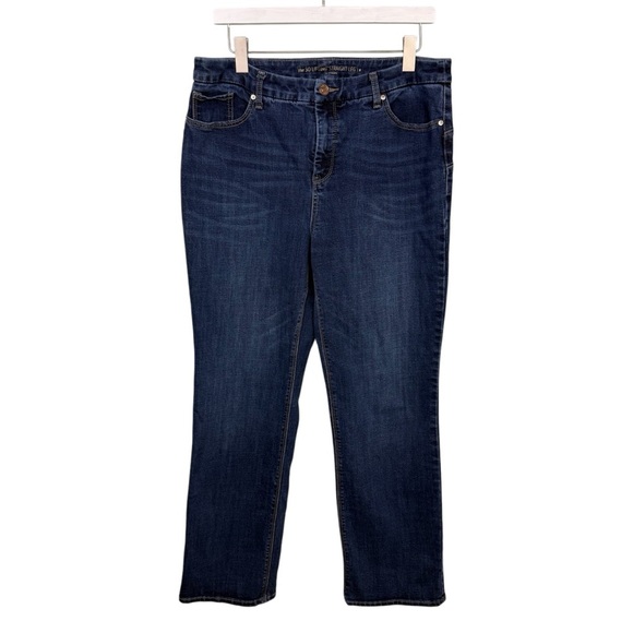 Chico's So Lifting Straight Leg Jeans Size 2 Short - Picture 1 of 8